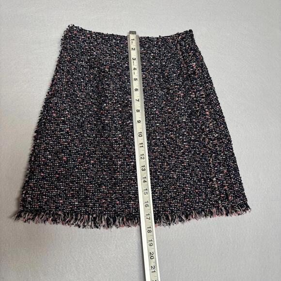 Club Monaco Tweed Mini Skirt Size 00 - Picture 4 of 4